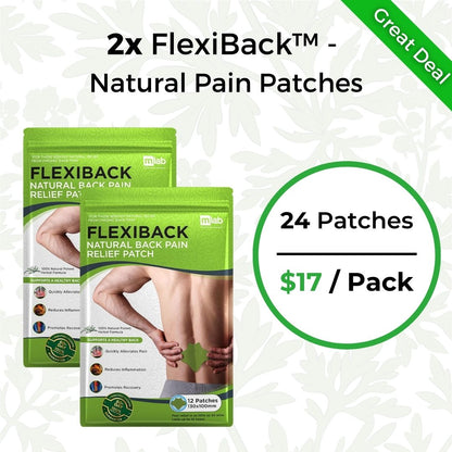 Natural Back Pain Relief Patches