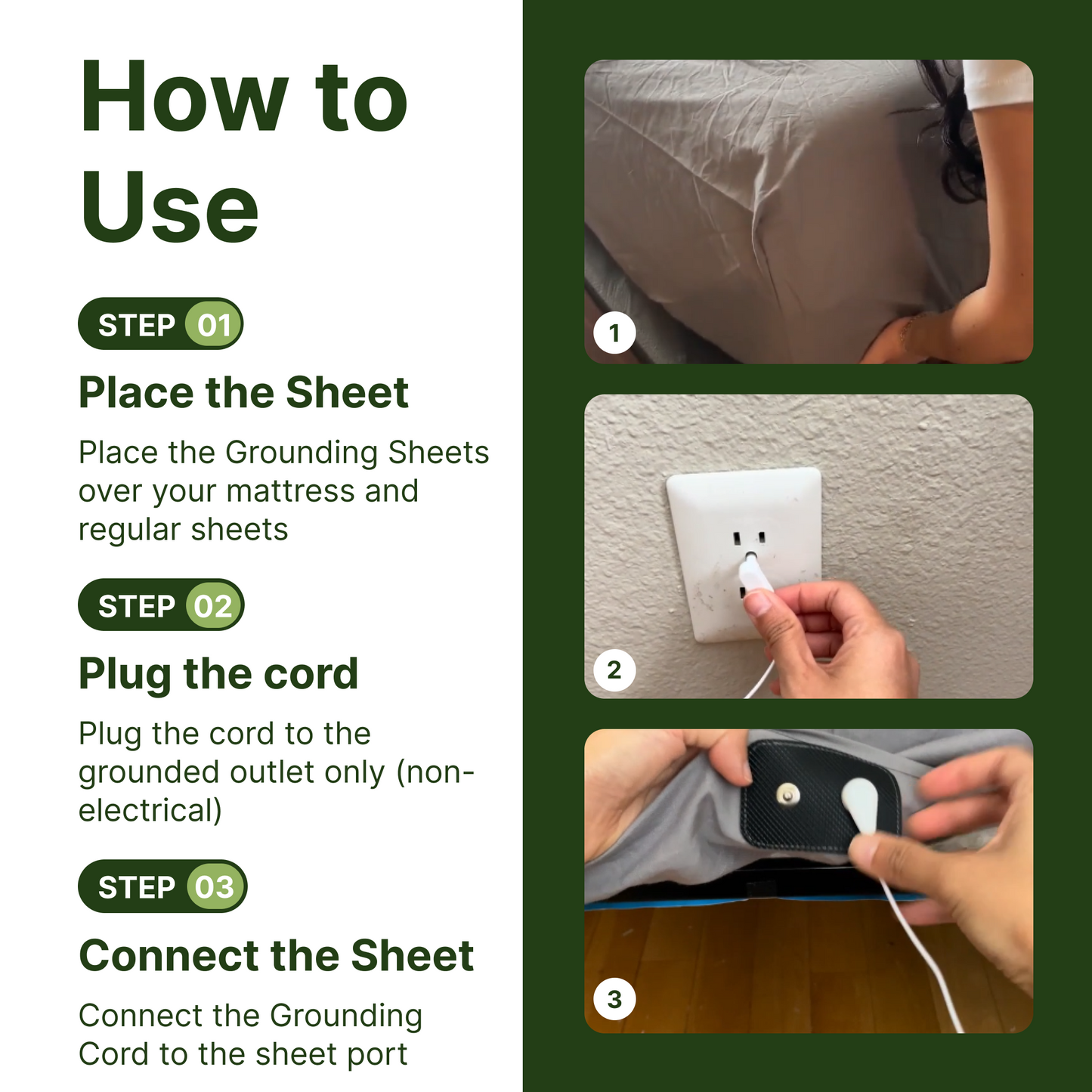 Snelox Grounding Bed Sheet